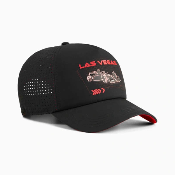 F1 Las Vegas: Cappellino Trucker PUMA, Emozionante. Un'icona in pista, stile italiano, adrenalina pura. Un must-have.
